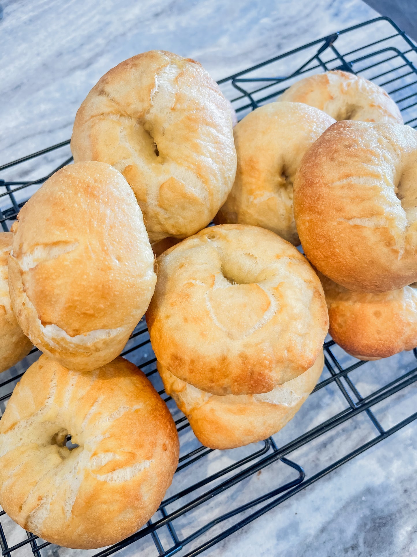 Sourdough Plain Bagels