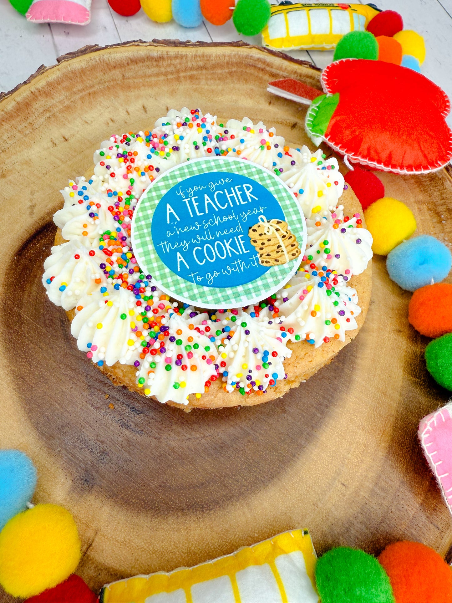 *BACK TO SCHOOL* Mini Chocolate Chip Cookie Cake