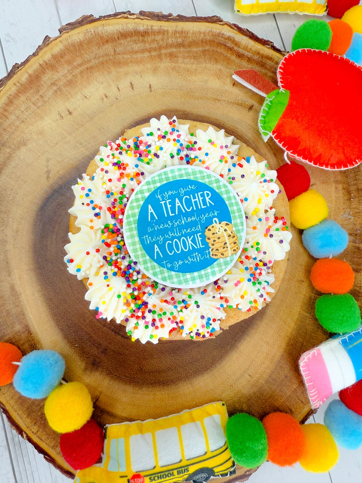 *BACK TO SCHOOL* Mini Chocolate Chip Cookie Cake