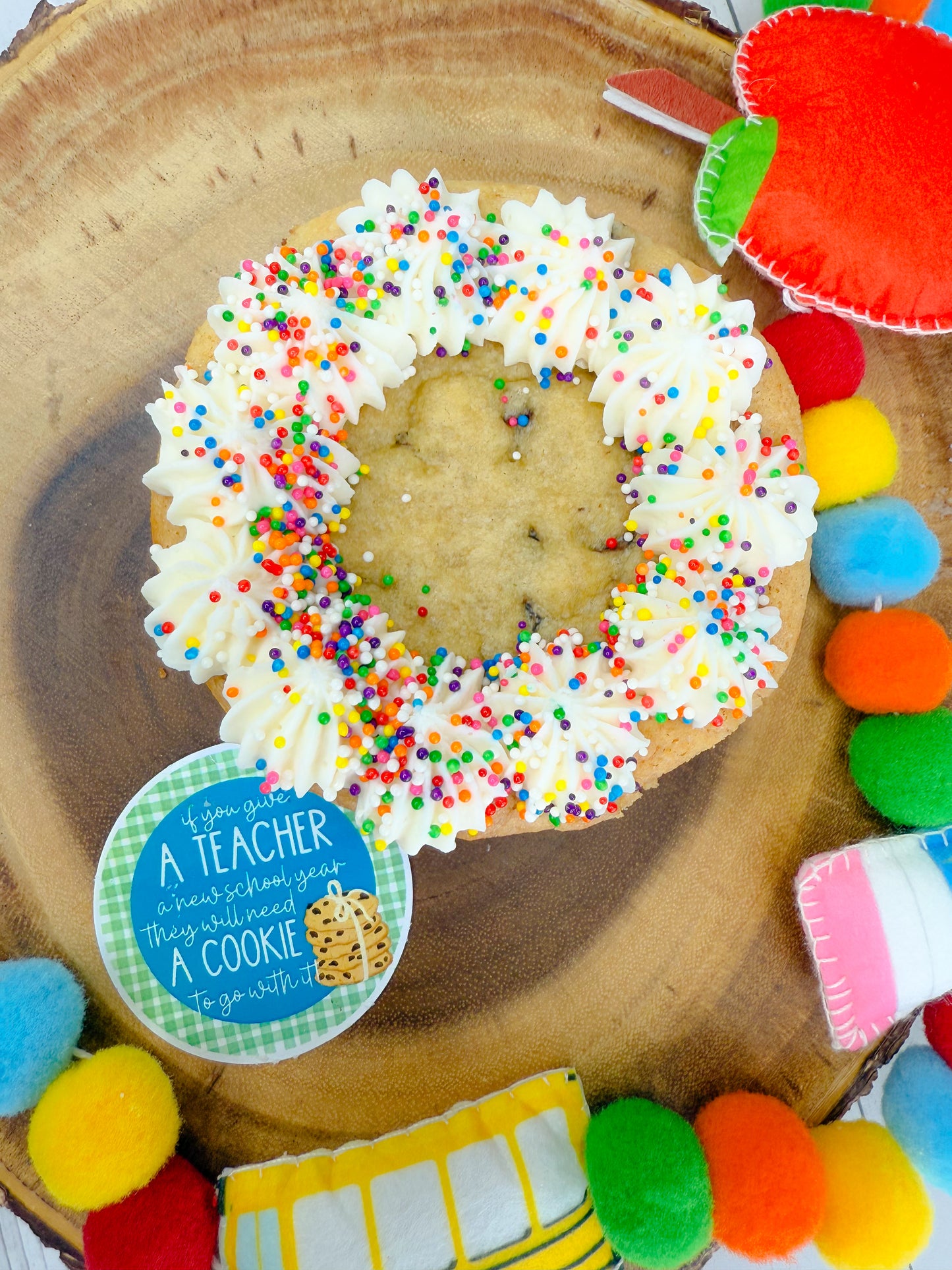 *BACK TO SCHOOL* Mini Chocolate Chip Cookie Cake