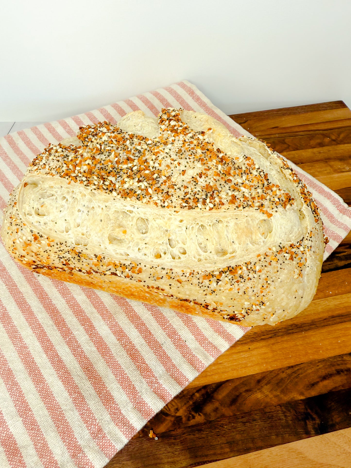 Everything Bagel Seasoning Sourdough Loaf