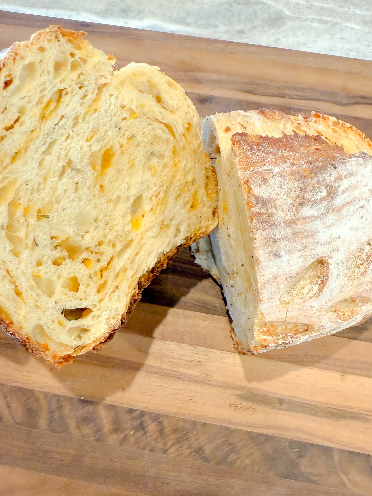 Cheddar and Herb Sourdough Loaf