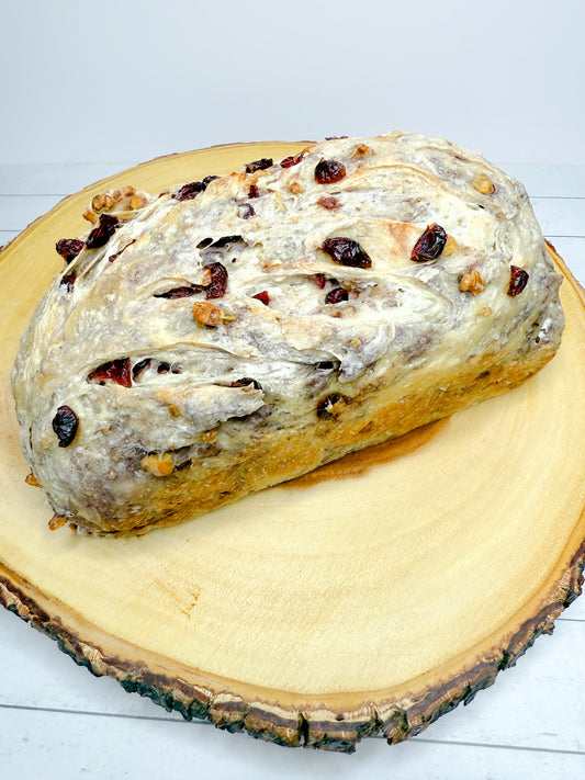 Cranberry Walnut Sourdough Loaf