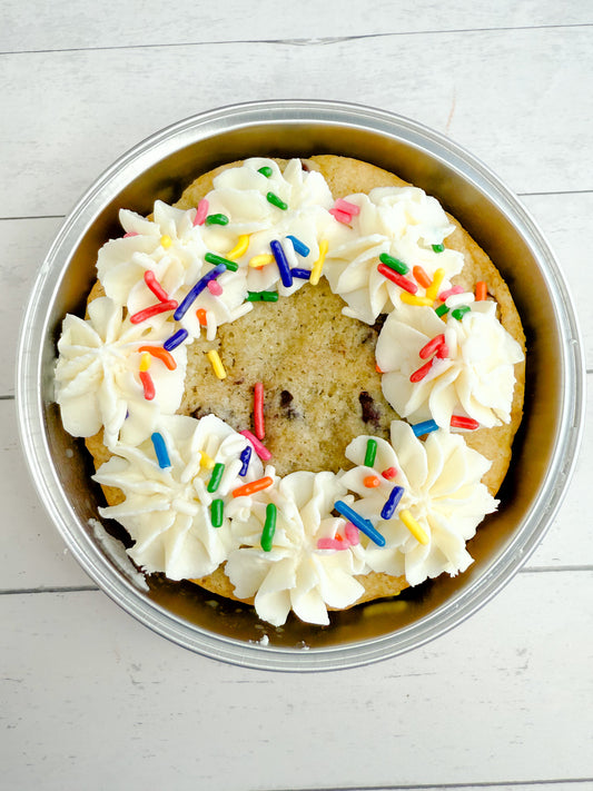 Mini Chocolate Chip Cookie Cake